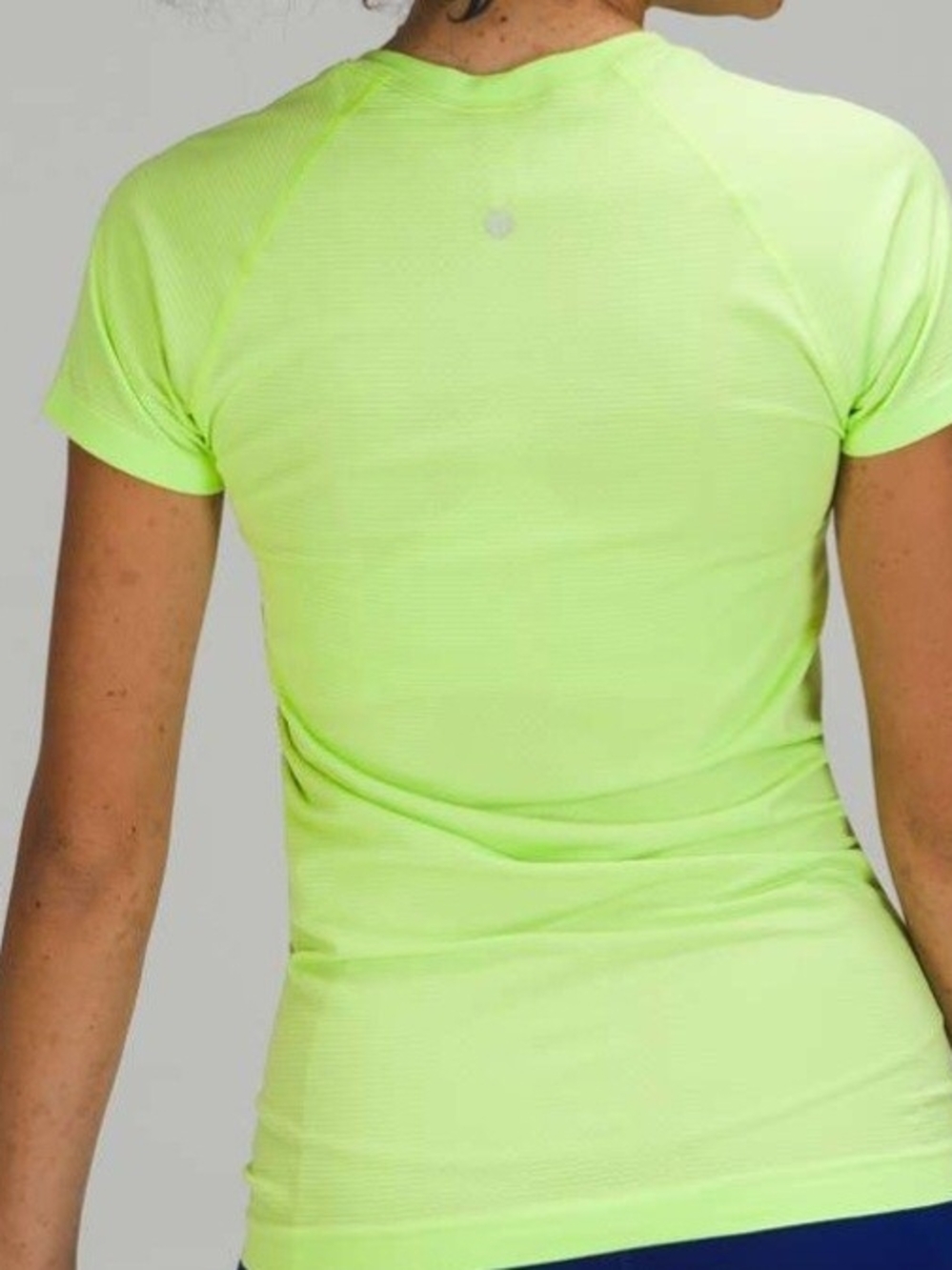 lululemon athletica Neon Lime Short-Sleeve Active Tee